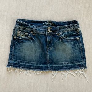 Miss Me denim mini skirt